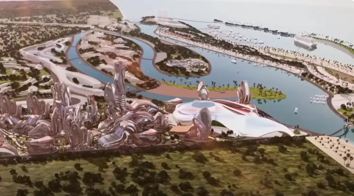 Proiectul futurist Akon City, comparat cu orașul fictiv Wakanda Captură YouTube Akon