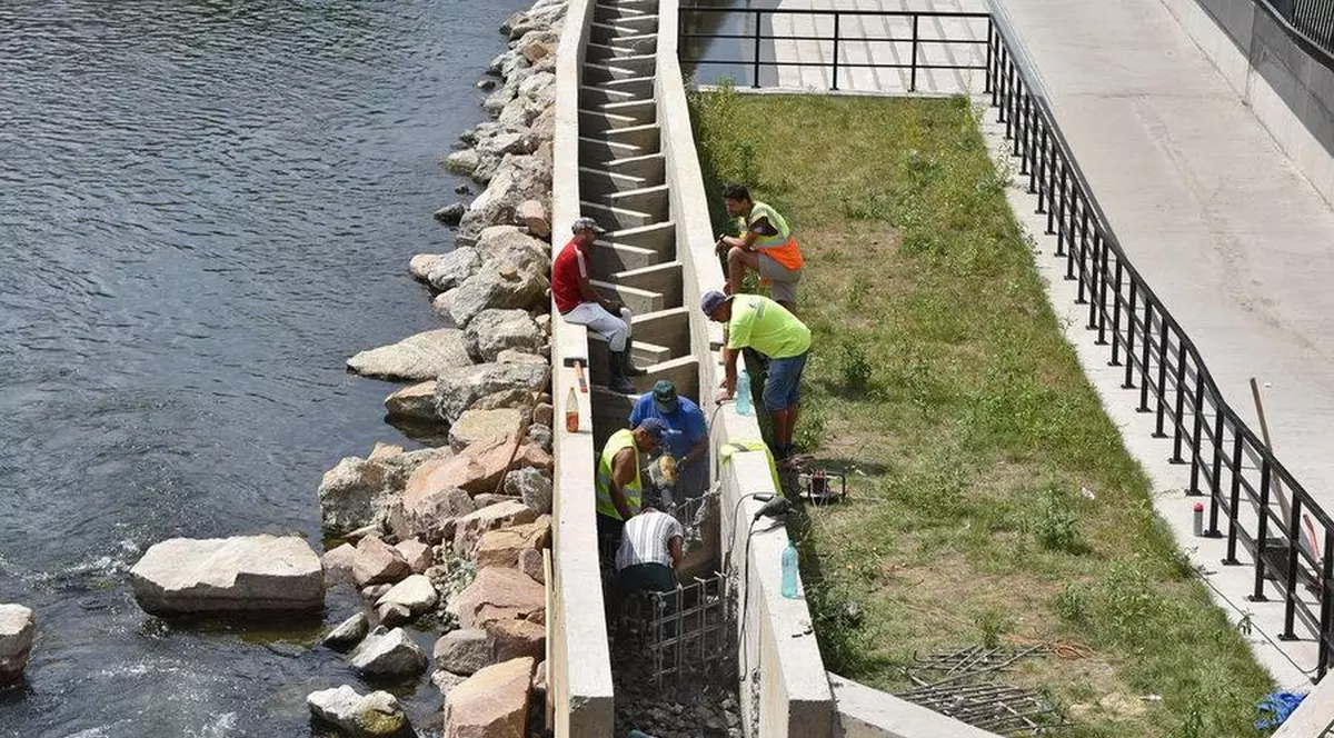 Scara de pești din centrul orașului Oradea se reconstruiește