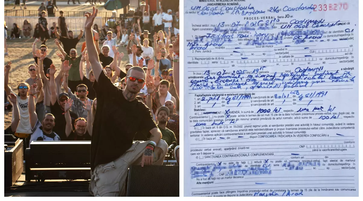 Artistul Tomi Marfă, amendat cu 1000 de lei pentru concertul de la „Beach, Please”. „Voi când v-ați urcat pe scena aia, știați că sunt minori în public?”