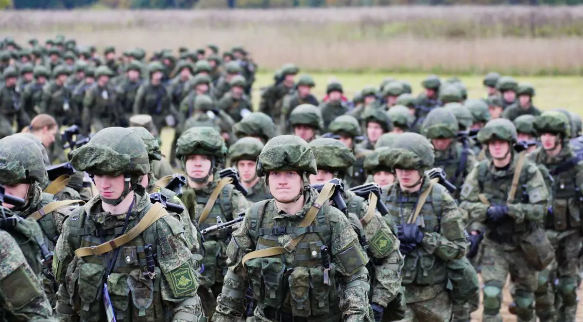 Trupe de soldați din armata rusă