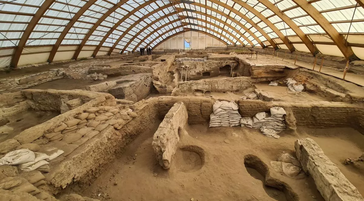 Orașul Catalhoyuk din Turcia