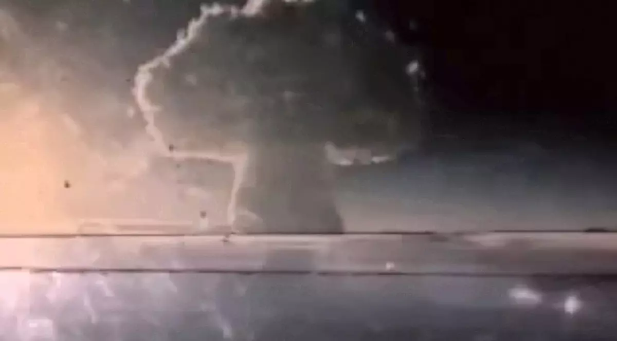 Nor nuclear după celebrul test nuclear sovietic „Bomba țarului” din 30 octombrie 1961