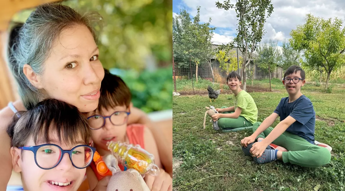 Mesajul Cristinei Bălan pentru gemenii ei, care au împlinit 12 ani. Toma și Matei au sindromul Down: „Vă rog să ne iertați pentru lipsa răbdării”
