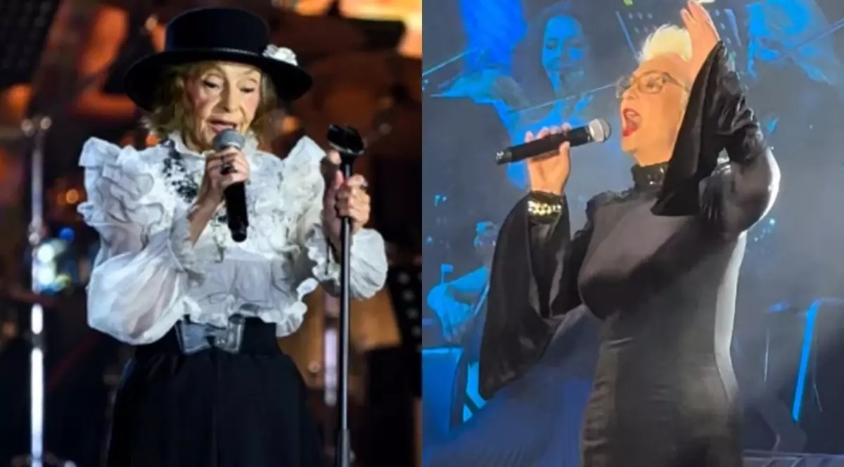 Marina Voica și Monica Anghel la festivalul Mamaia 2025