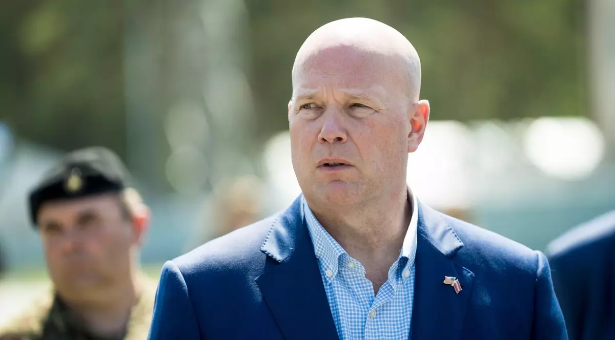 Matthew Whitaker, în vizită la baza militară Adazi, Letonia. Imagine cu caracter ilustrativ Foto: Profimedia