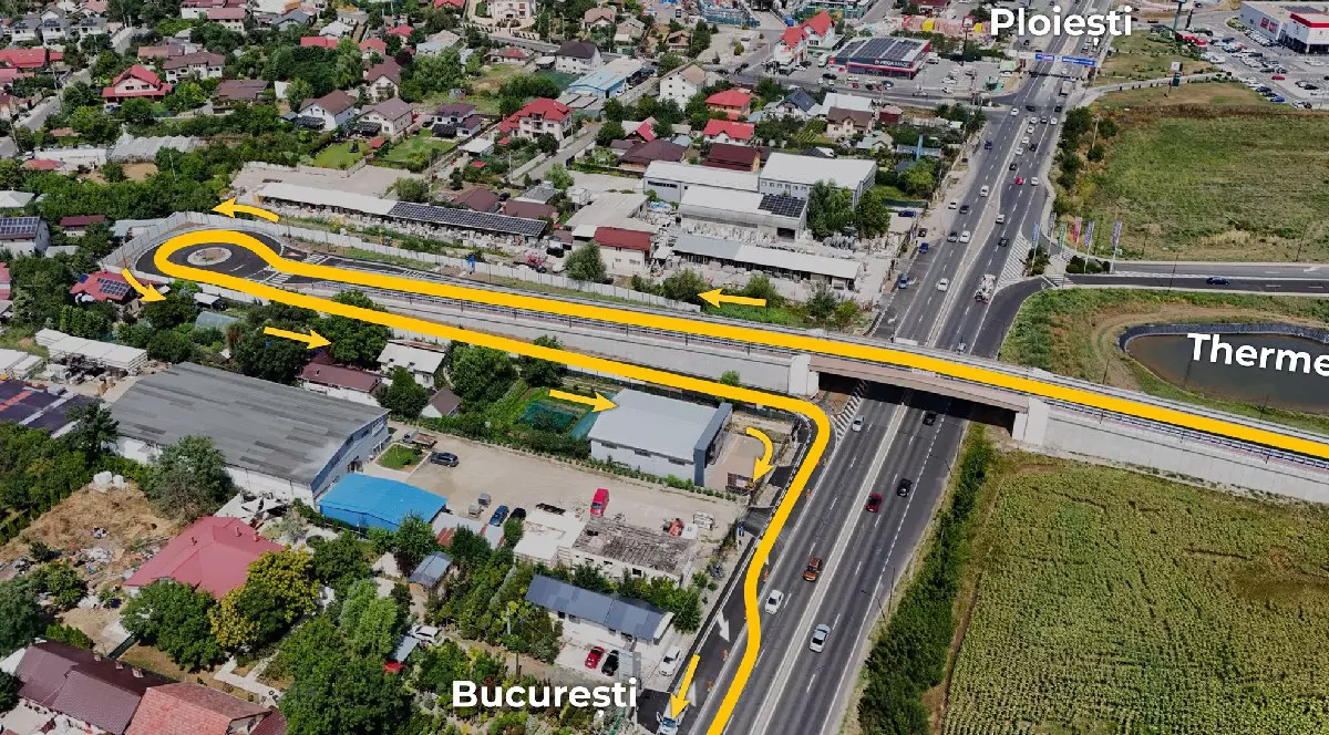 Pasaj suprateran DN1 - Therme Bucuresti