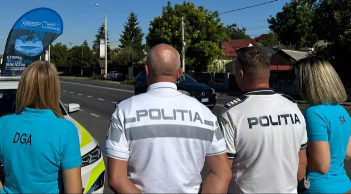 Polițiștii anticorupție și rutieri din Iași, împreună pentru promovarea integrității pe Drumul European 583