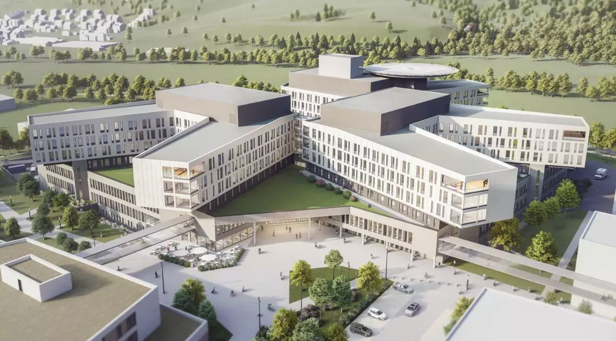 radare 3D a spitalului central din Lörrach, Germania