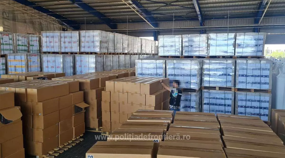 Țigări de contrabandă , descoperite în Portul Constanța