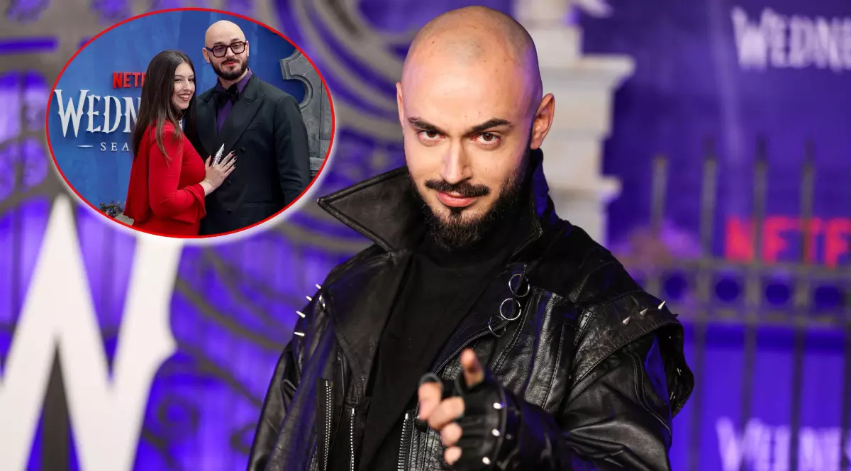Actorul român Victor Dorobanțu a fost însoțit de iubita lui, Miruna Pînzaru, la premiera din Londra ce lui de-al doilea sezon al serialului „Wednesday” de pe Netflix