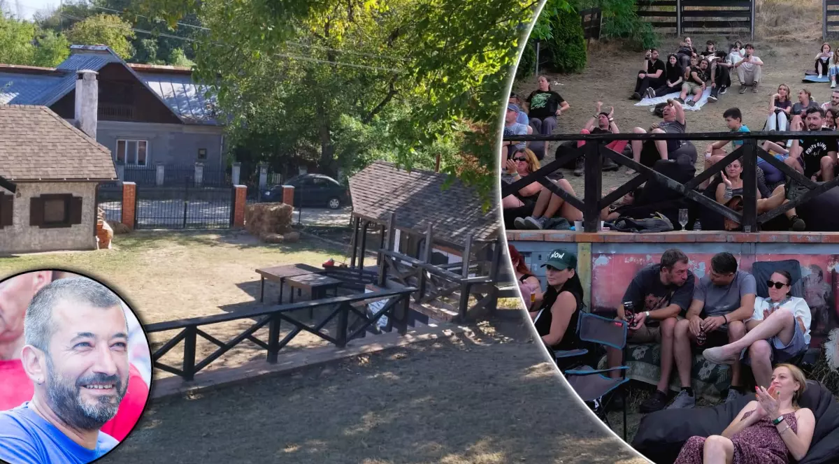 Alin Voica a pus bazele festivalului „Momente de Ogradă” în curtea unei case din satul Merișani (Argeș)