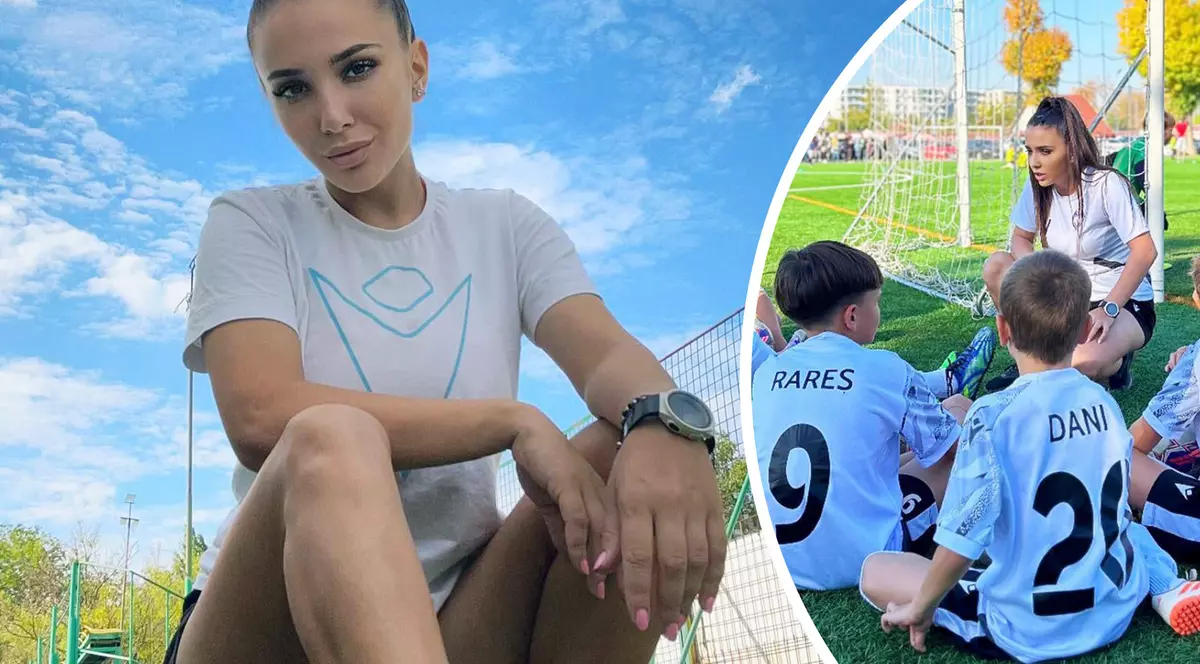 Cătălina Nițu (27 de ani) este antrenoarea echipei de juniori de la FC New Champions
