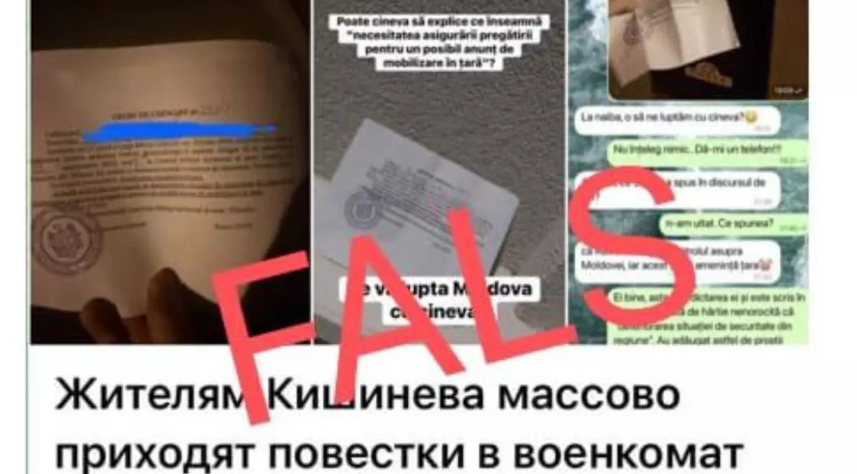 Citații false privind chemarea în armată Captură NewsMaker.md