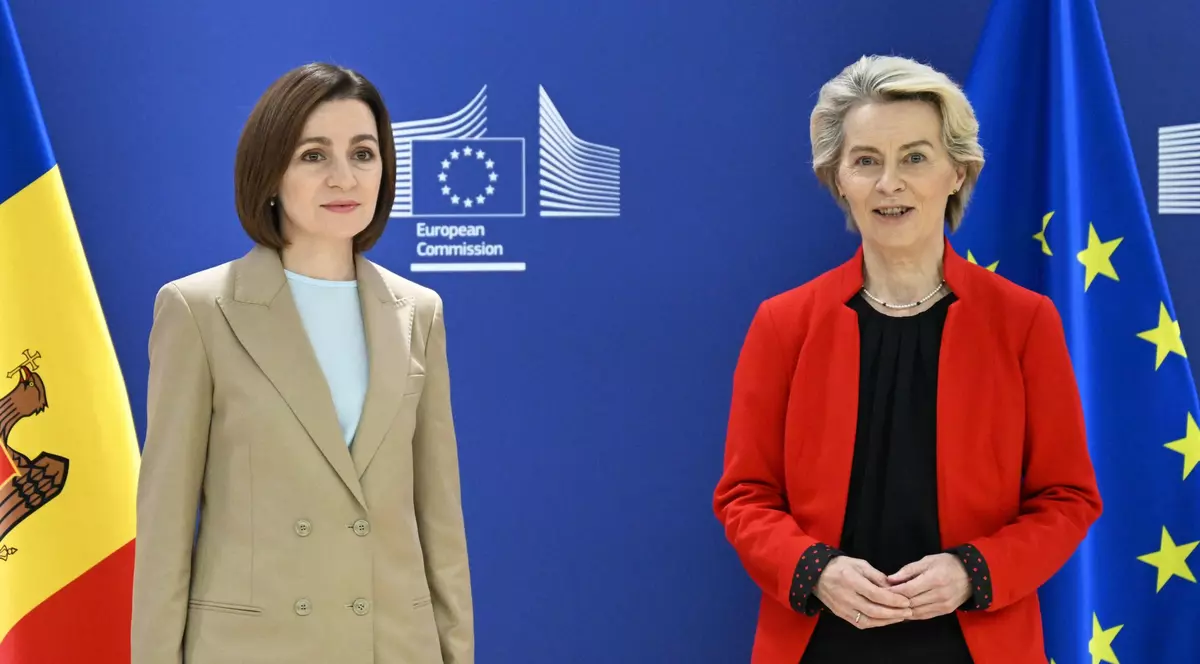 Maia Sandu, Ursula von der Leyen