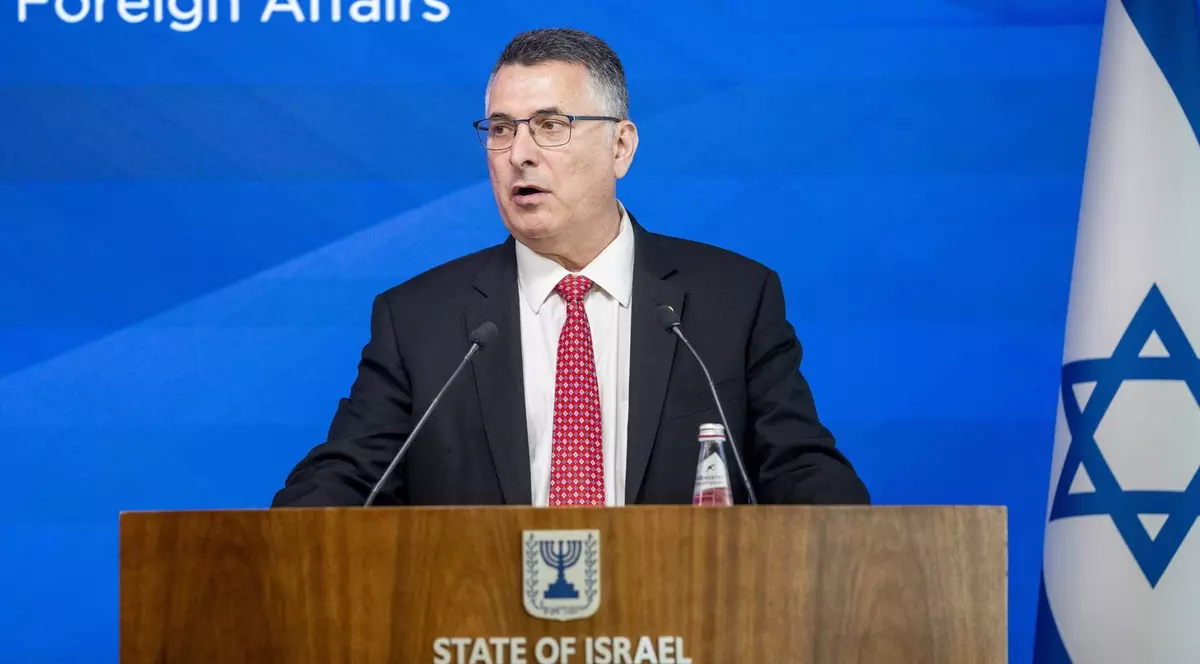 Ministrul israelian de externe Gideon Saar Foto: Profimedia