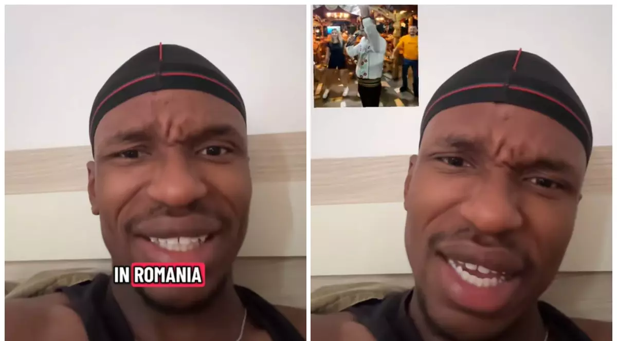 Oba, turistul american venit în România, în timp ce se filmează