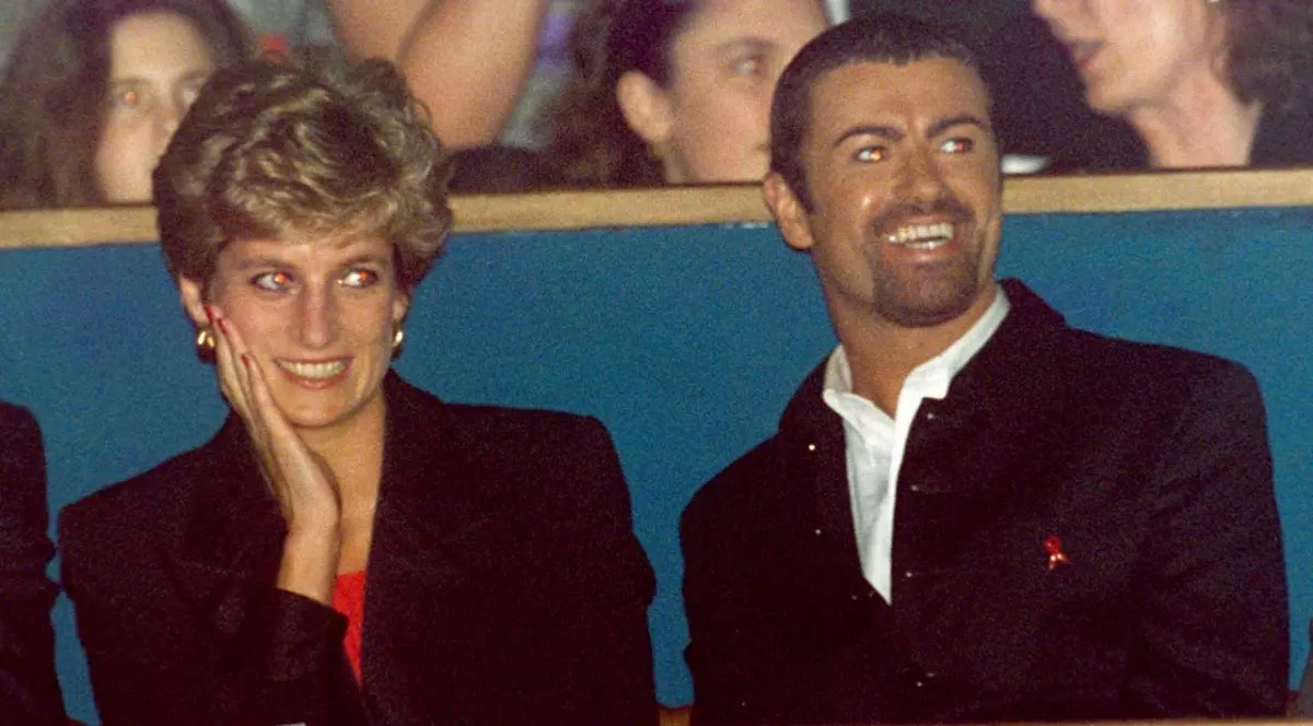 (L-R) HRH Princess Diana and George Michael,Image: 115339605, License: Rights-managed, Restrictions: (c)EMPICS ref: 6371, Model Release: no