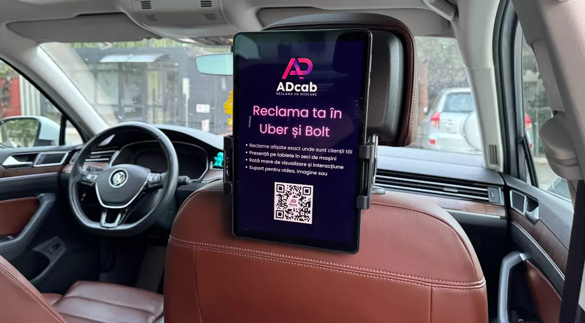 Cum îți poți promova afacerea prin reclame pe tablete în mașinile de ridesharing