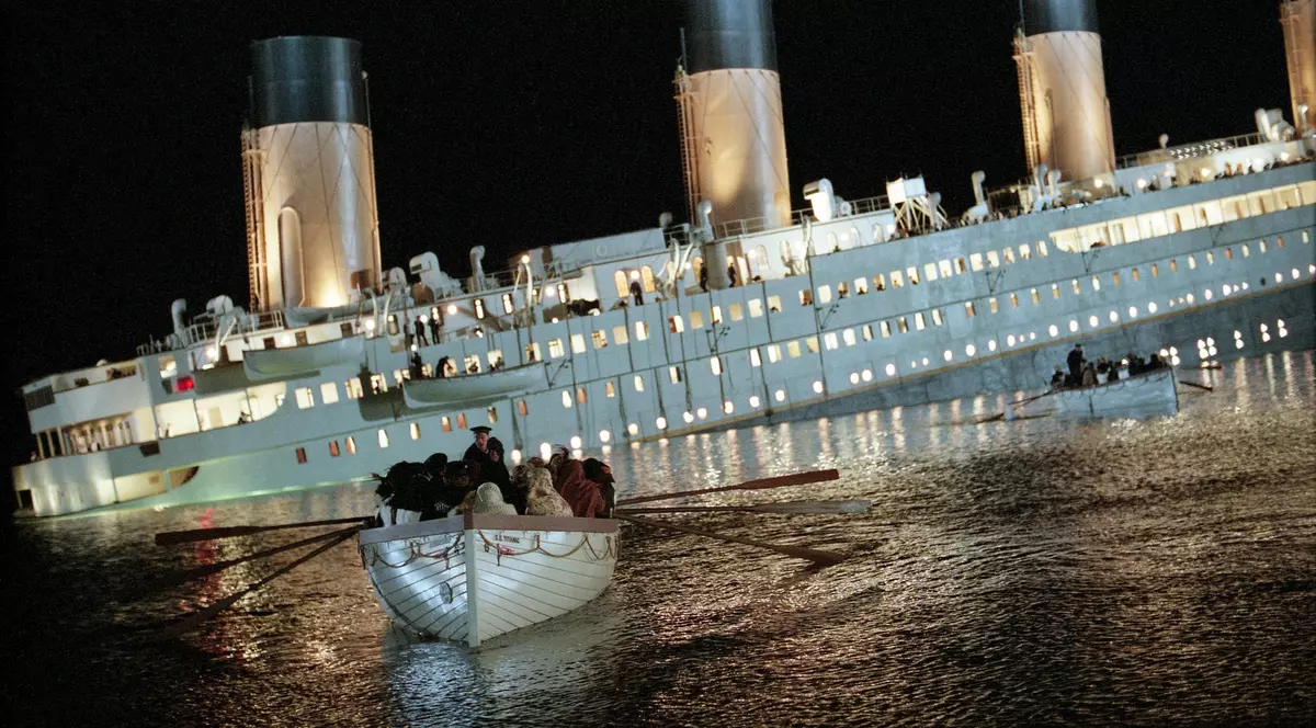 Scenă din filmul Titanic, regizat de James Cameron, lansat în 1997. Foto Hepta