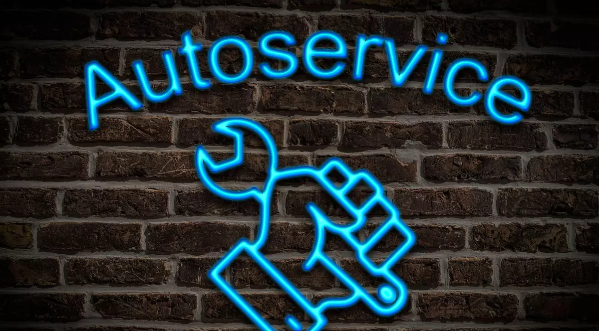 Semn pentru service auto