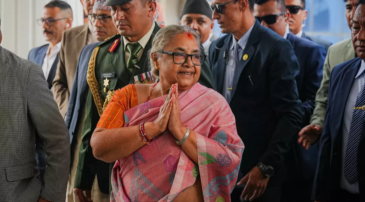 Sushila Karki care își preia mandatul la Singha Durbar