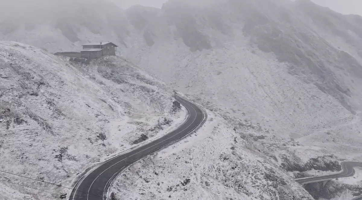 Transfăgărășan, Bâlea Lac, ninsoare
