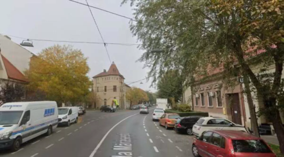 Amenințare cu bombă pe o stradă din Arad. Foto Arad Online