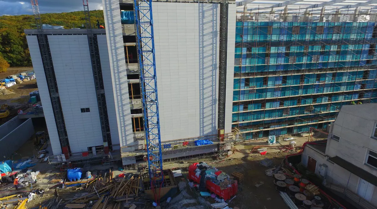 Centrul de mari arşi de la Târgu Mureş poate fi gata chiar primăvara viitoare. Fotografie ilustrativă