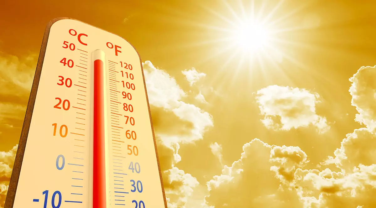 Temperaturi anuale în creștere