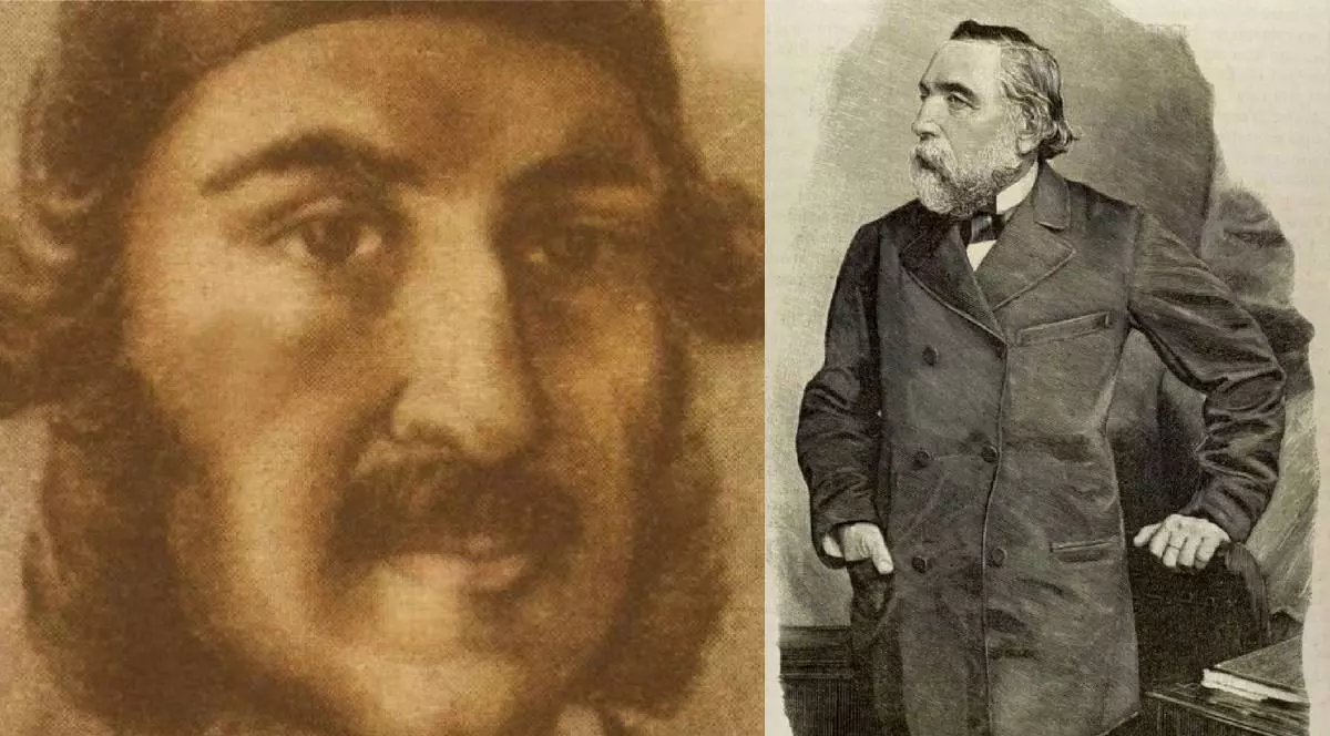 Anton Pann si Ion Ghica portrete