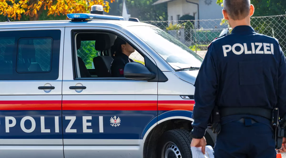 Dubă a poliției din Austria