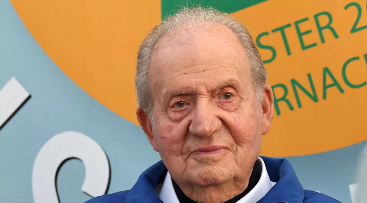 Regele Juan Carlos de Borbón, în cadrul ceremoniei de decernare a celei de-a 10-a Regate Master Regele Juan Carlos-El Corte Inglés, pe 14 septembrie 2025, la Sanxenxo (Pontevedra, Galicia, Spania)