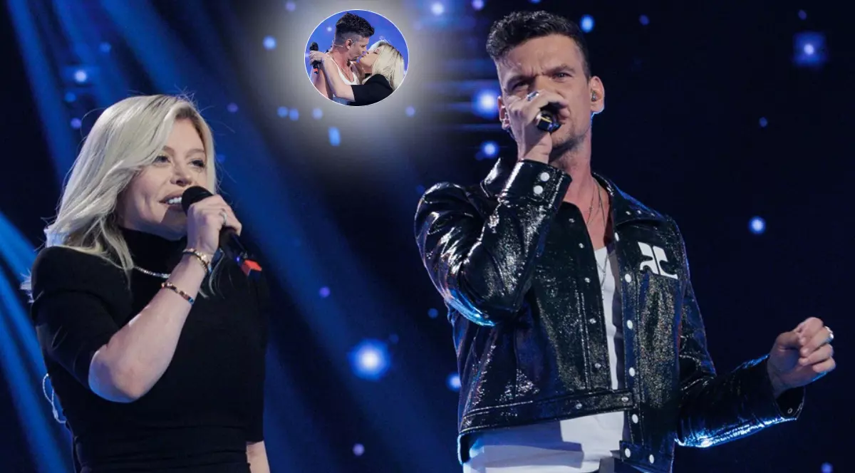 Loredana Groza și Tudor Chirilă s-au sărutat pe scena de la „Vocea României”, emisiune difuzată de PRO TV