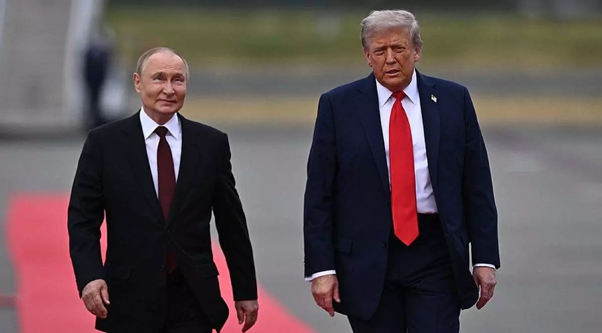 Vladimir Putin și Donald Trump în Alaska