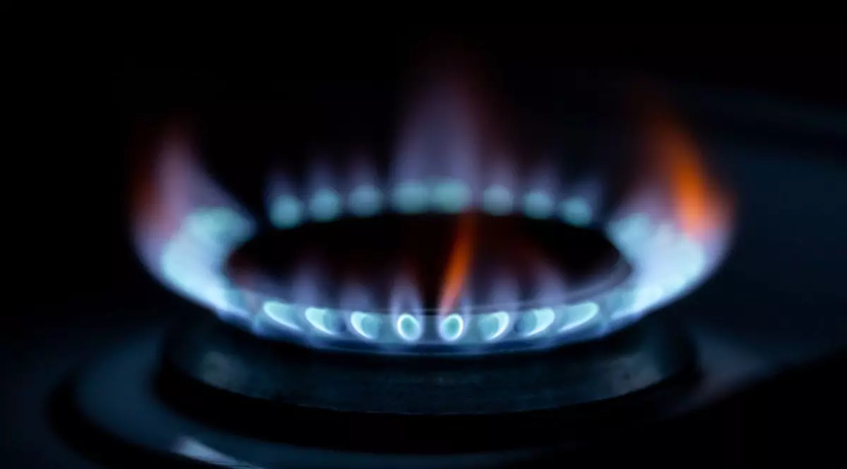 Un ochi e aragaz este pornit