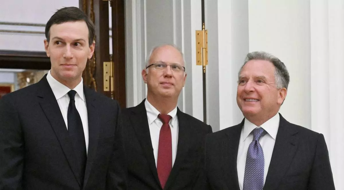 trimisii americani Steve Witkoff și Jared Kushnerla Kremlin, in cadrul negocierilor de pace pentru a pune capăt războiului din Ucraina, la Moscova, Rusia, pe 2 decembrie 2025. Foto: Biroul de presă al Kremlinului