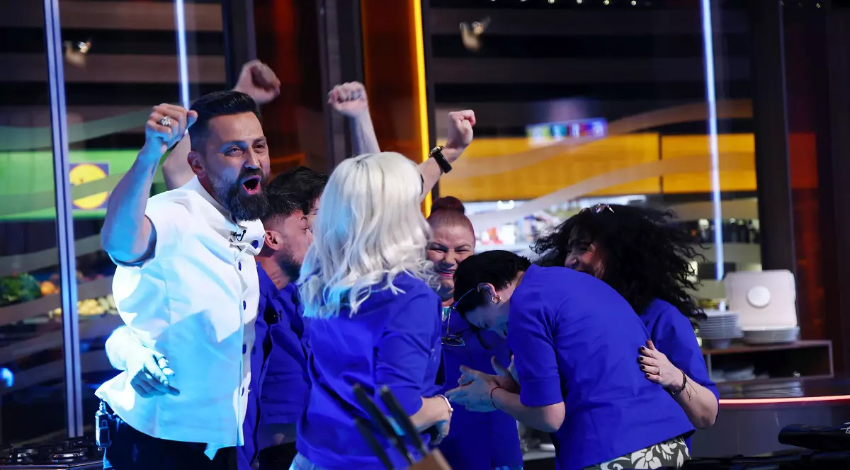 „Chefi la cuțite”, 7 decembrie 2025. Echipa albastră a lui Orlando Zaharia a câștigat prima confruntare a sezonului 16