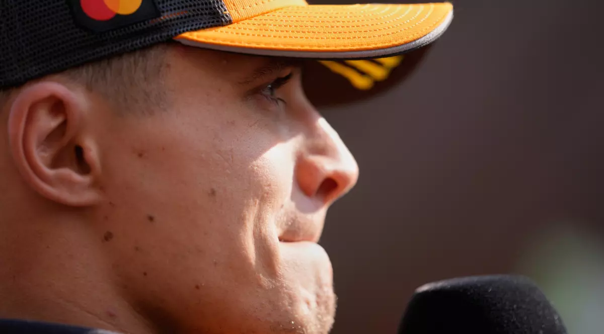 Pilotul Lando Norris înainte de cura de la Abu Dhabi
