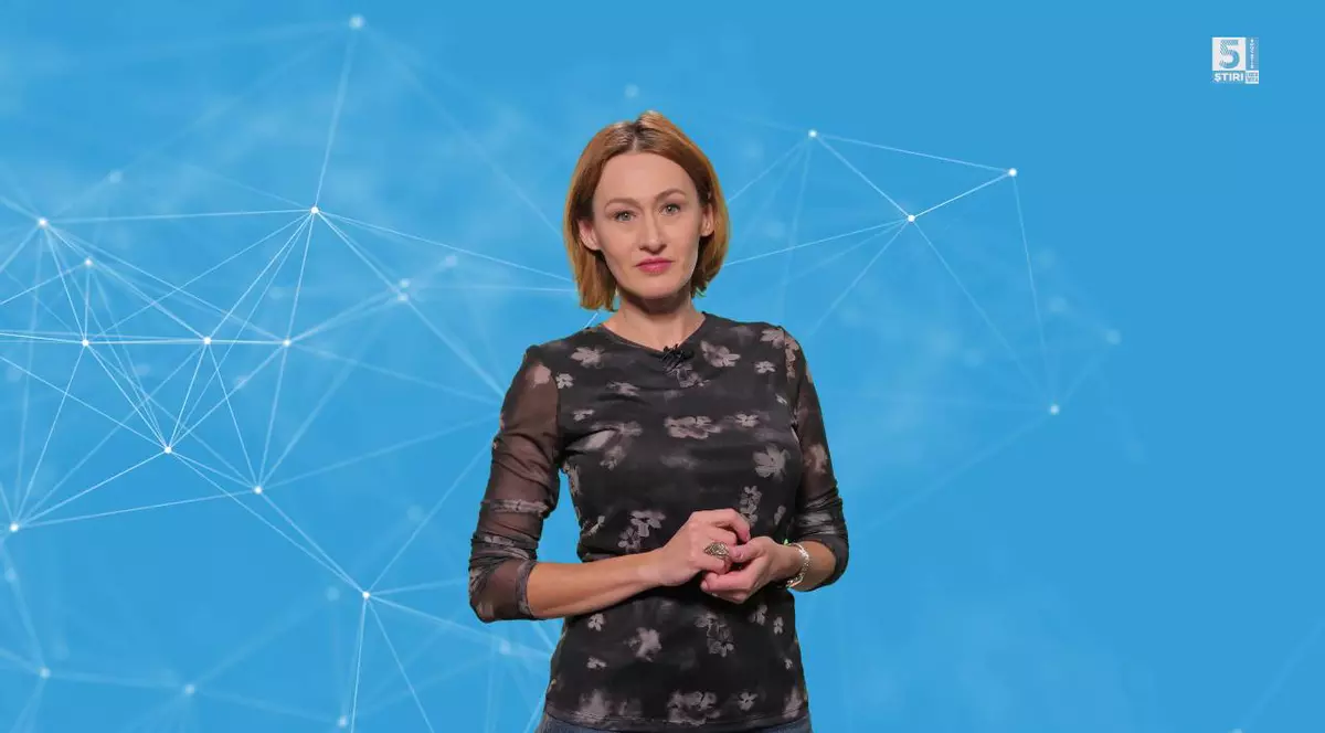 Laura Macavei, gazda rubricii 5 știri by Libertatea - Educație.