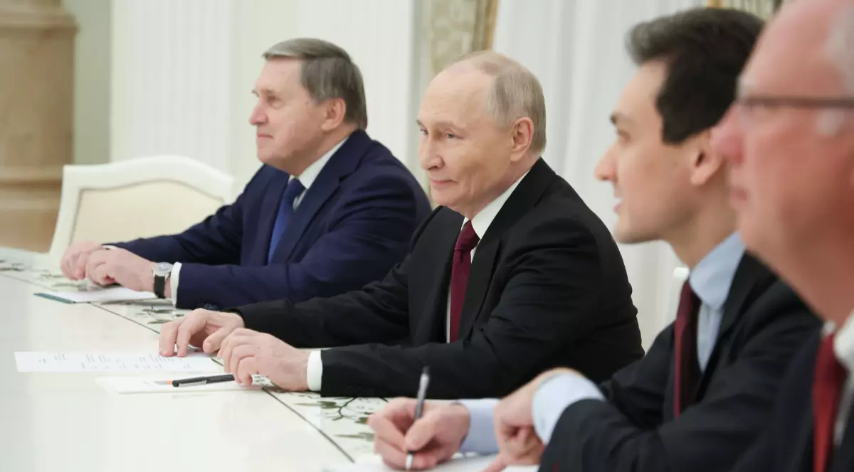 Președintele rus Vladimir Putin, la negocierile cu SUA de la Moscova