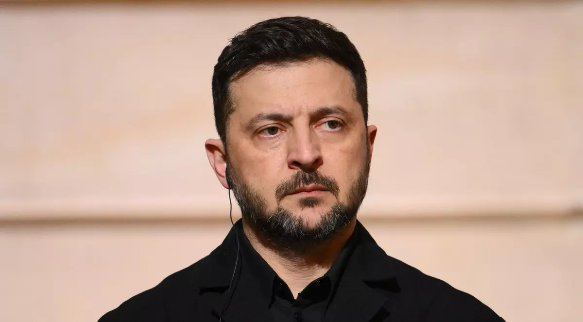 Volodimir Zelenski, la conferința de presă după întâlnirea cu Emmanuel Macron Foto: Profimedia