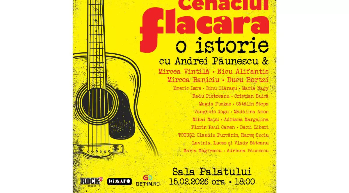 „Cenaclul Flacăra – O Istorie”: o seară de muzică, memorie și emoție, concepută de Andrei Păunescu