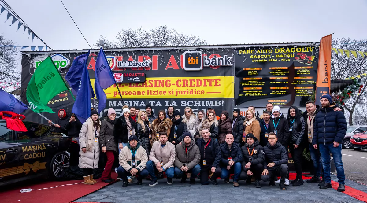 Parcul Auto Dragoliv a încheiat 2025 cu rezultate solide: 1.950 de autoturisme vândute și o medie lunară de peste 160 de unități