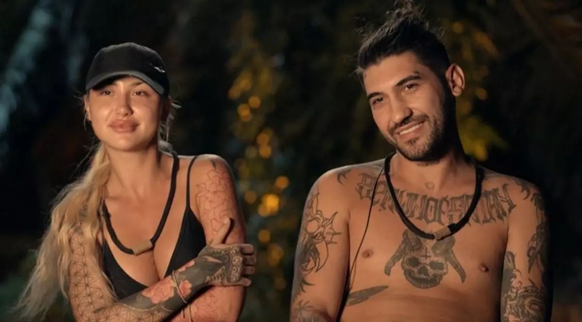 Delia Salchievici și Ian (Anghel Bogdan Georgian) la „Desafio: Aventura”, show difuzat de PRO TV