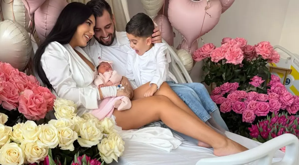 Larisa Udilă a născut o fetiță