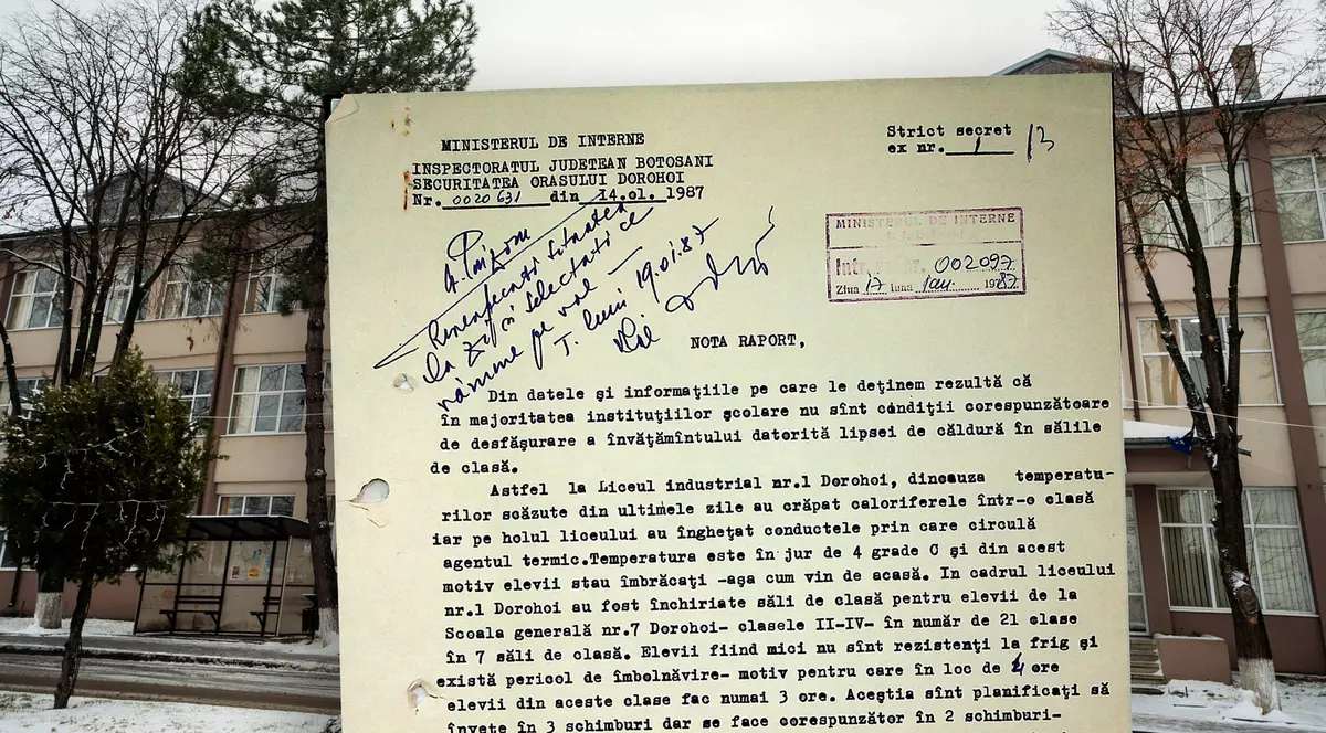 Raport securitate Liceul industrial nr 1 Dorohoi