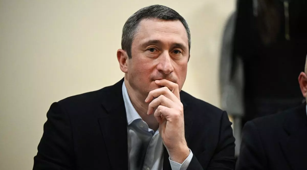 Oleksii Cernîșov, în timpul unei audieri la Curtea Supremă Anticorupție din Kiev, pe 18 noiembrie 2025