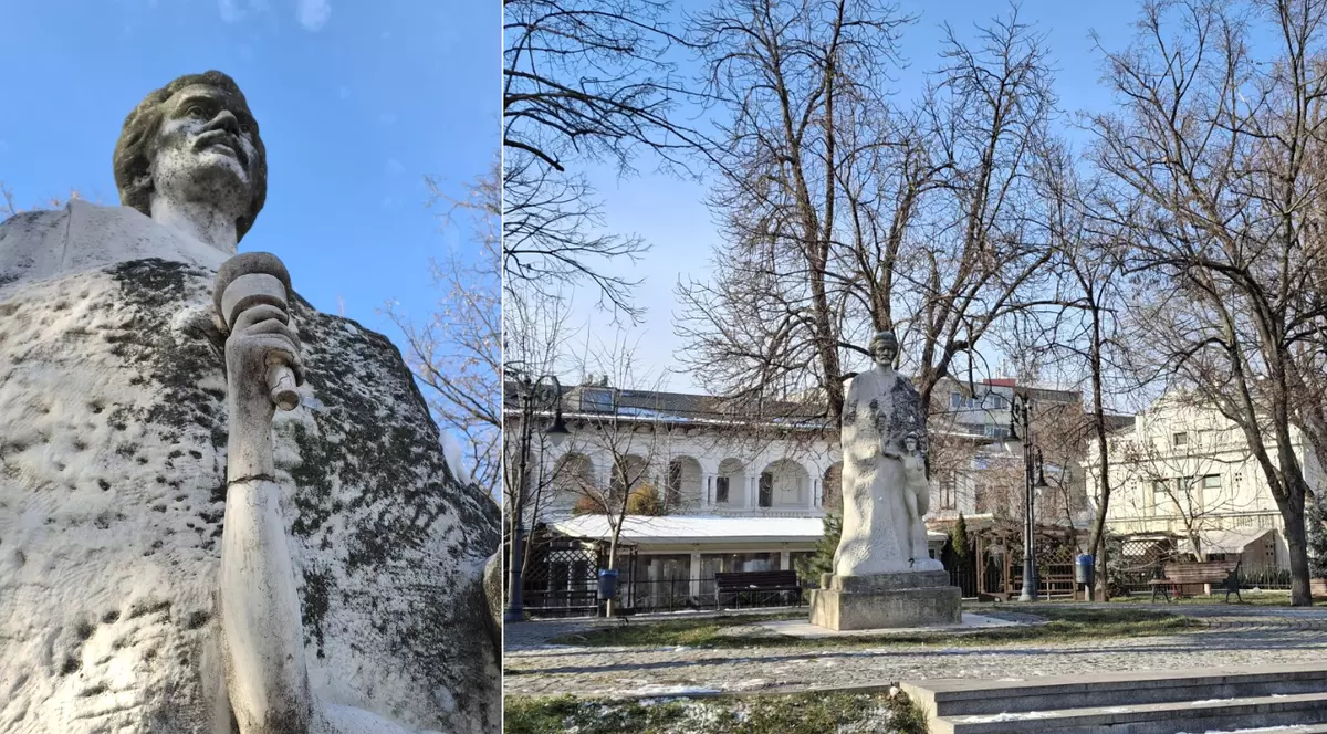 Grupul statuar Mihai Eminescu din Galați