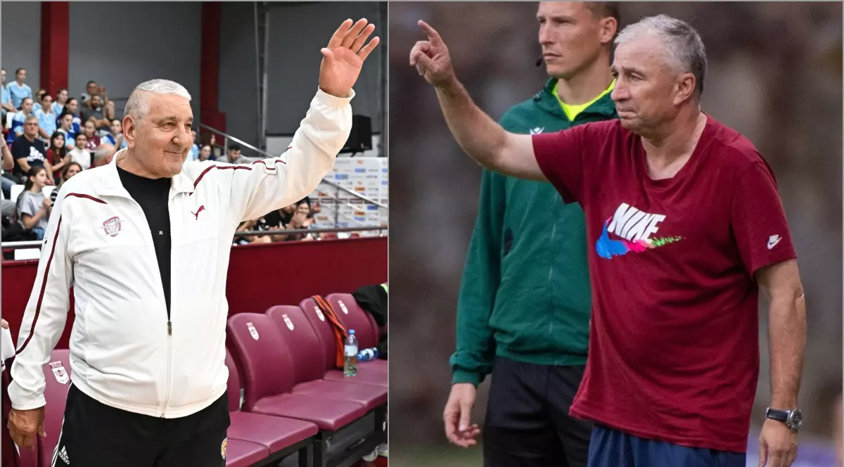 Rică Răducanu și Dan Petrescu