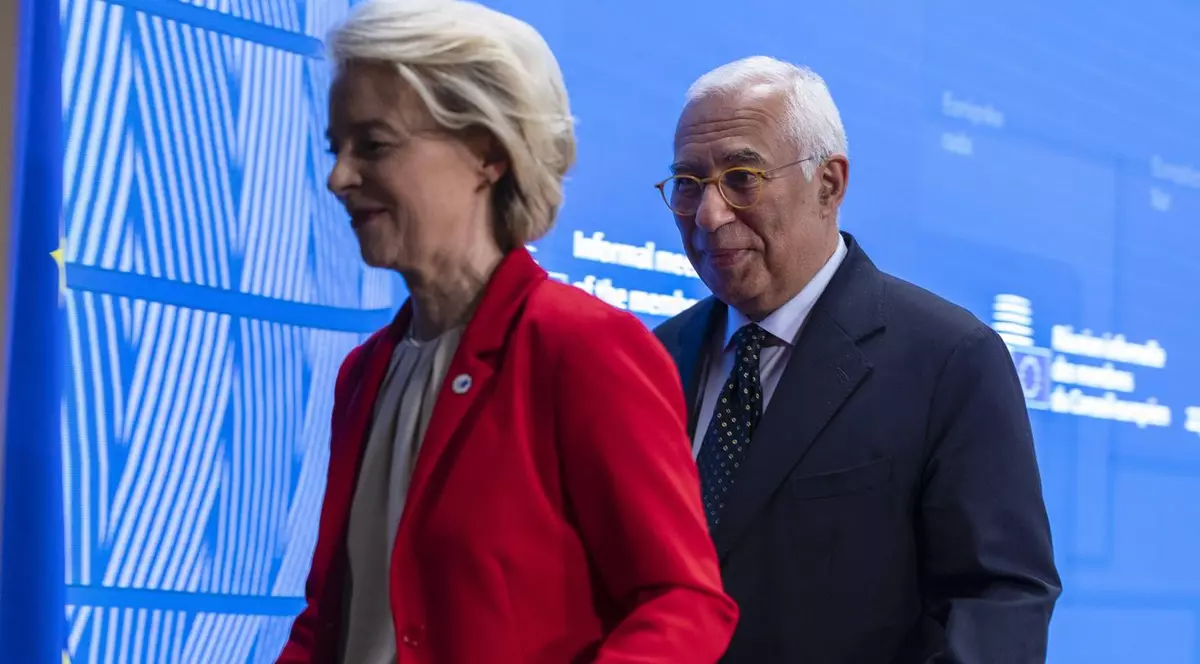 Ursula von der Leyen și Antonio Costa, liderii actuali ai UE Foto: Profimedia